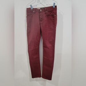 Neuw NWT Skinny Burgundy Jeans / Size W30 L32